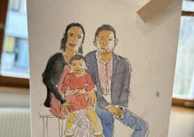 croquis sur le vif alsace