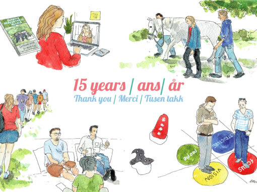 UNE ILLUSTRATION SUR MESURE POUR LES 15 ANS D’UNE ENTREPRENEURE INDĂPENDANTE