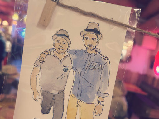 LIVE DRAWING POUR LA SOIRÉE DE CLÔTURE BOFROST FRANCE À STRASBOURG